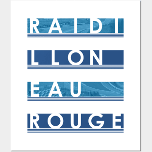 Raidillon, Eau Rouge F1 Corners Design Posters and Art